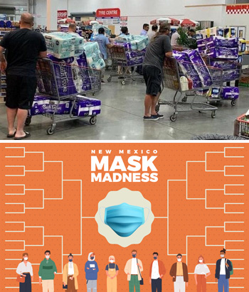 Toilette paper madness - Mask madness